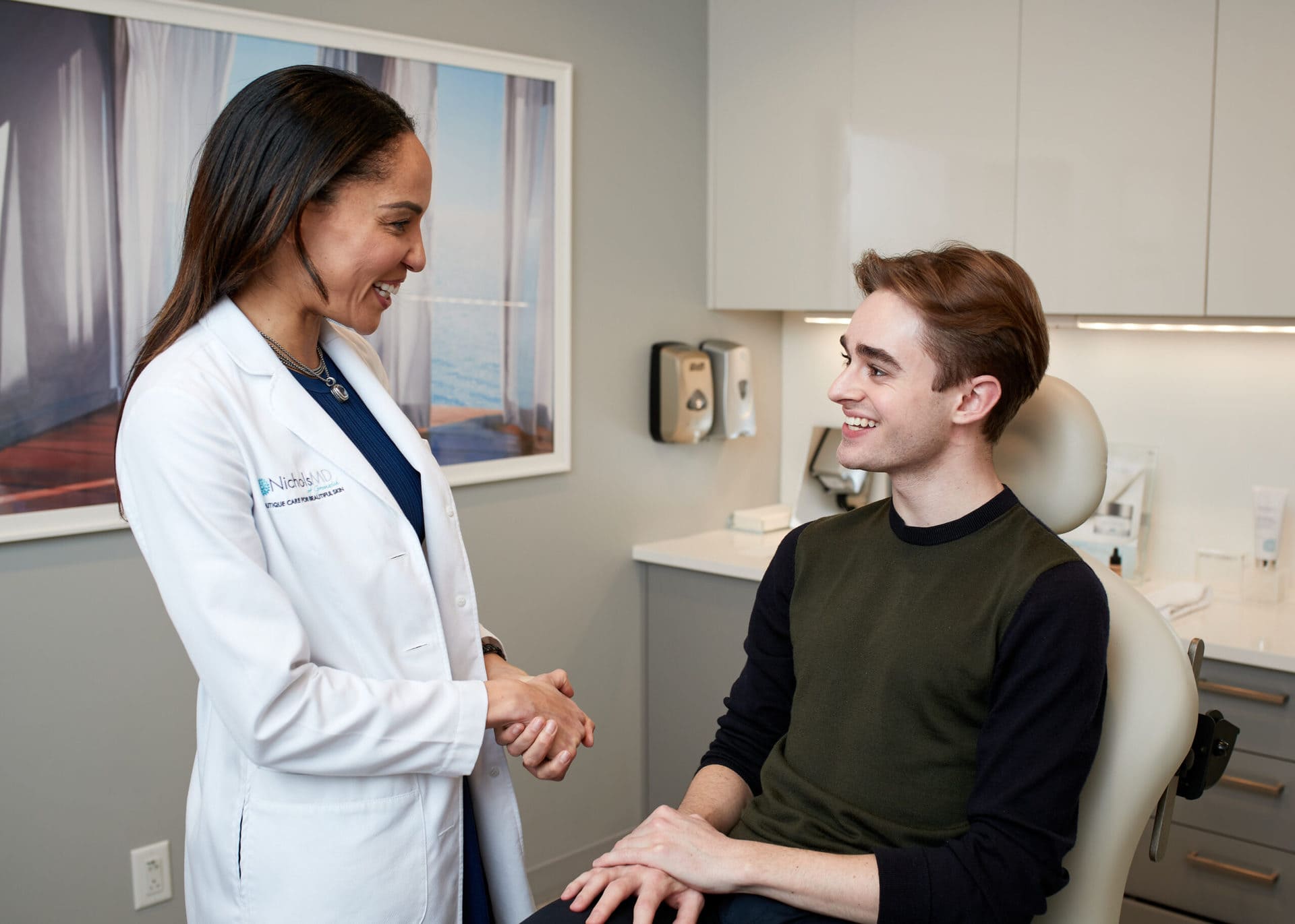 DrN with male patient