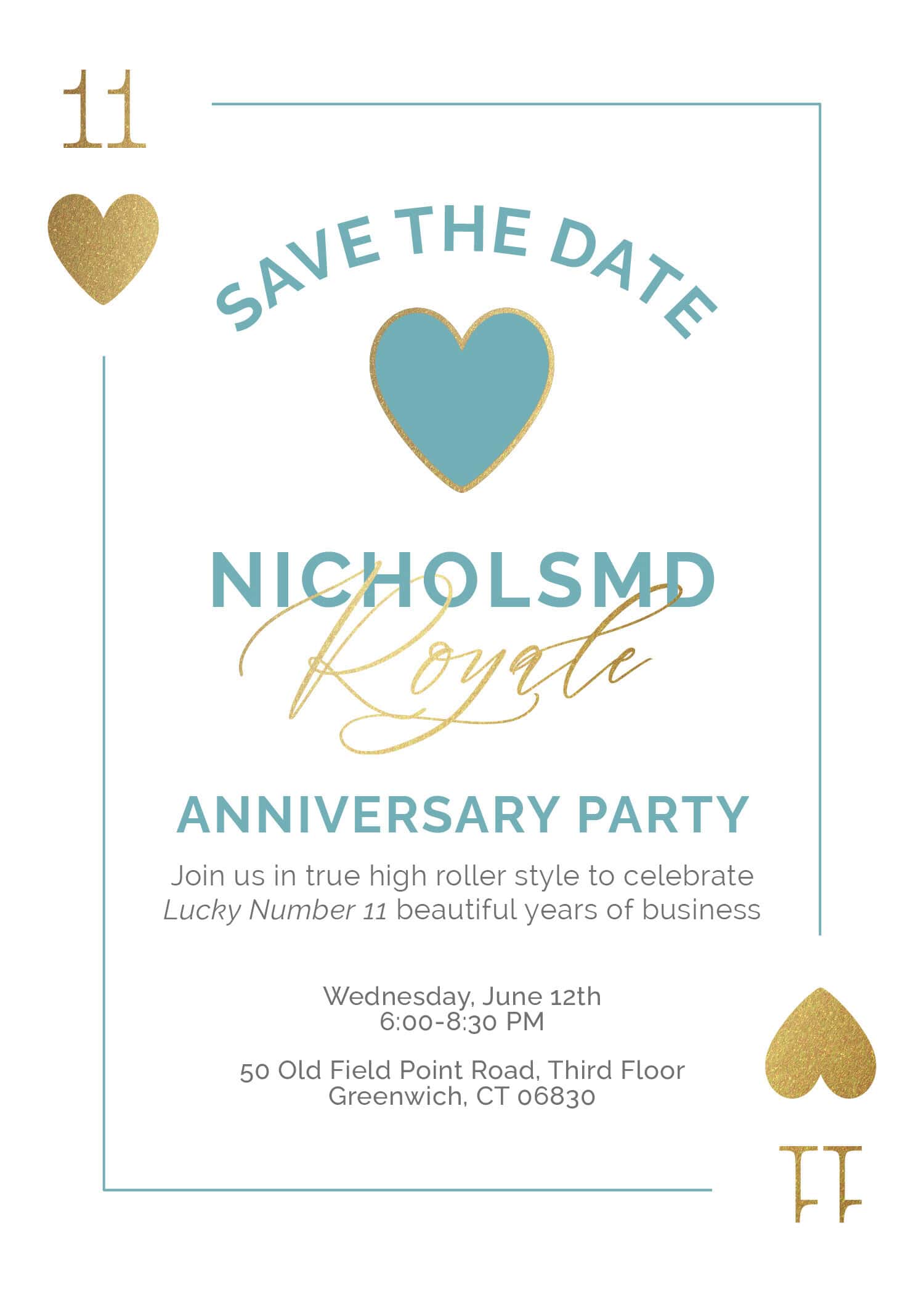Save the Date: Nichols MD Royale