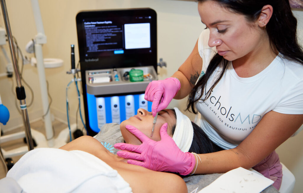 NicholsMD Dermaplaning treatment
